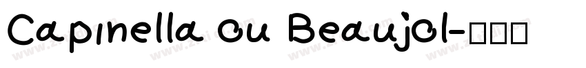 Capinella ou Beaujol字体转换